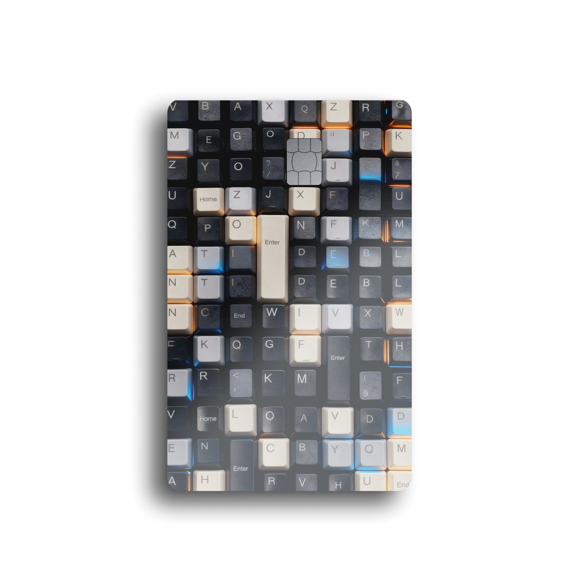 Neon Keyscape Card Skin